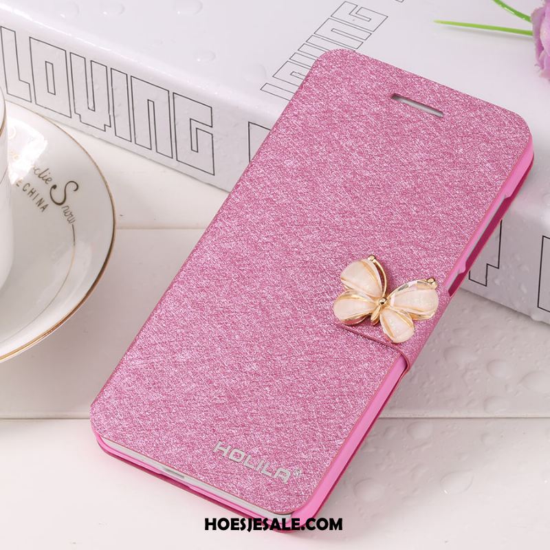 Huawei P8 Hoesje Clamshell Mobiele Telefoon Roze Hoge Bescherming Aanbiedingen