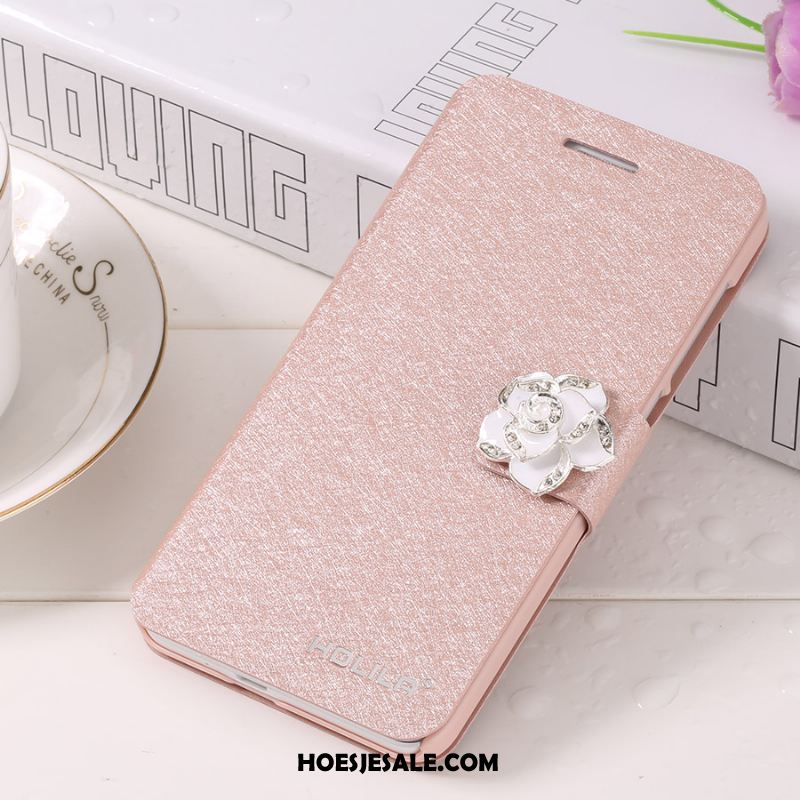 Huawei P8 Hoesje Clamshell Mobiele Telefoon Roze Hoge Bescherming Aanbiedingen