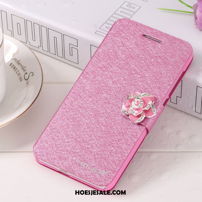 Huawei P8 Hoesje Clamshell Mobiele Telefoon Roze Hoge Bescherming Aanbiedingen