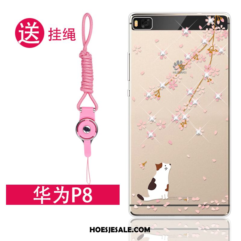 Huawei P8 Hoesje Doorzichtig Zacht Bescherming All Inclusive Hoes Korting