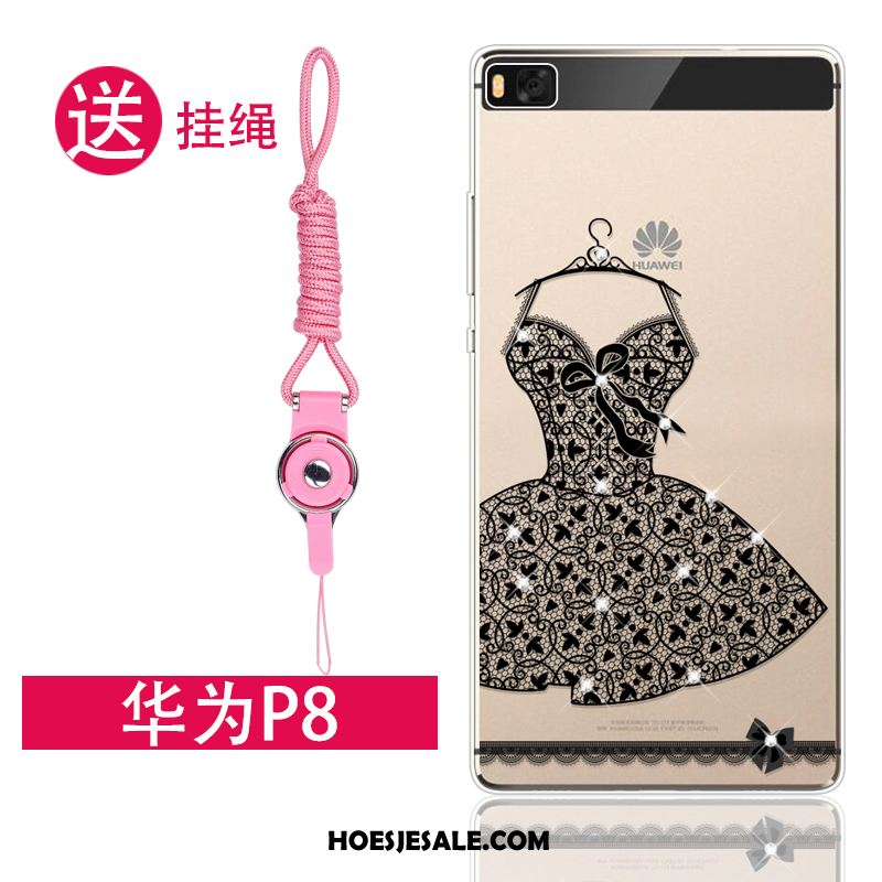 Huawei P8 Hoesje Doorzichtig Zacht Bescherming All Inclusive Hoes Korting