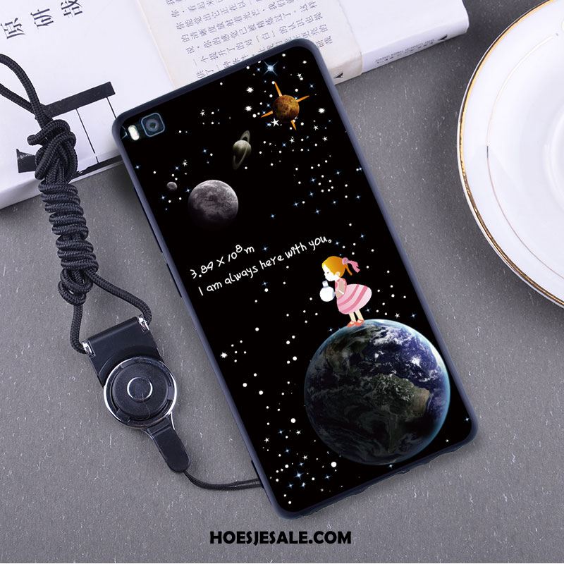 Huawei P8 Hoesje Hanger Hoes Rood Siliconen Anti-fall Aanbiedingen