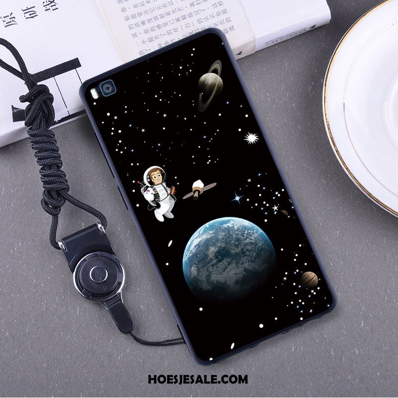 Huawei P8 Hoesje Hanger Hoes Rood Siliconen Anti-fall Aanbiedingen