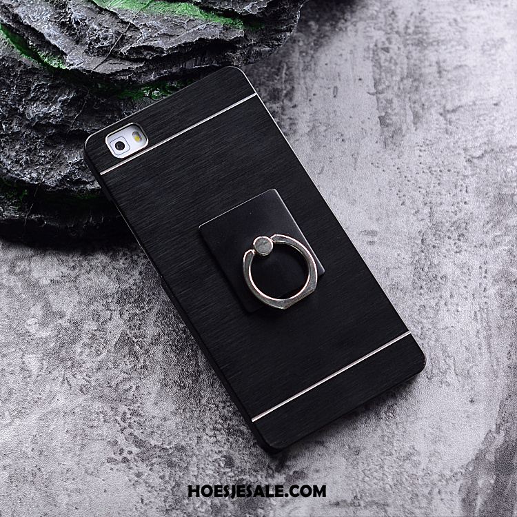 Huawei P8 Hoesje Hoge Hard Bescherming Ring Zilver Kopen