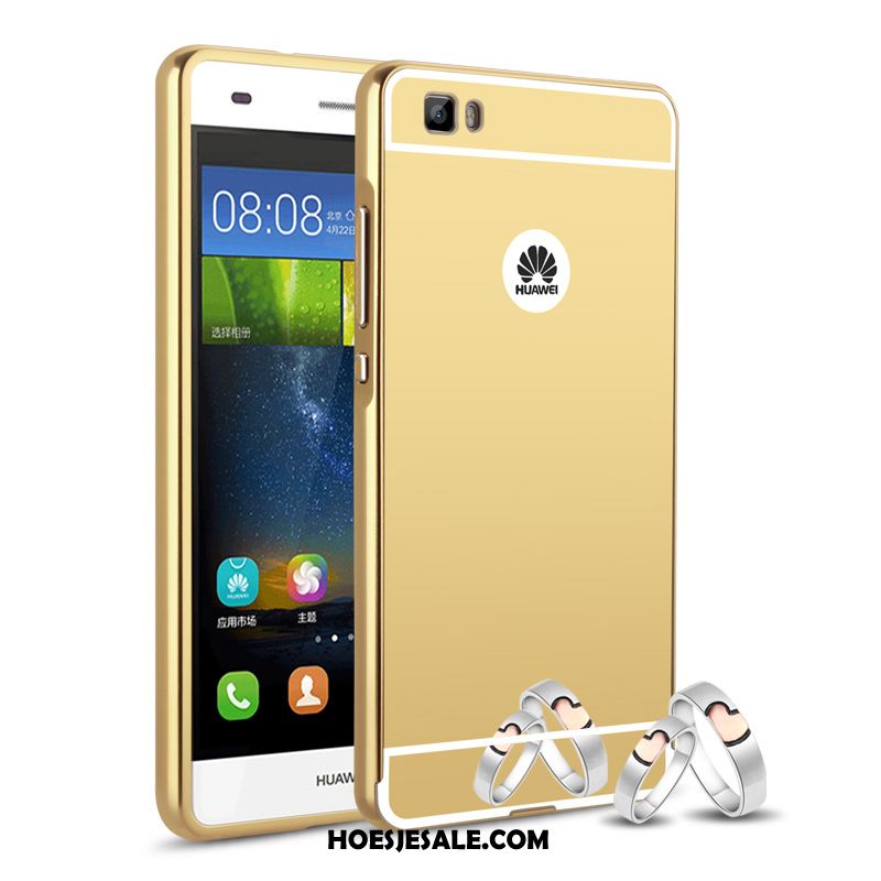 Huawei P8 Hoesje Jeugd Hoes Mobiele Telefoon Metaal Eenvoudige Online