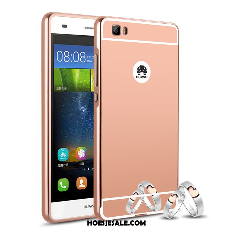 Huawei P8 Hoesje Jeugd Hoes Mobiele Telefoon Metaal Eenvoudige Online