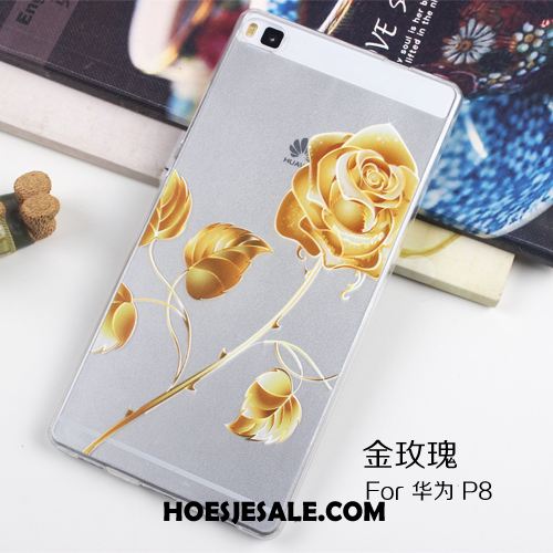 Huawei P8 Hoesje Mobiele Telefoon Doorzichtig Bescherming Siliconen Hoes Sale