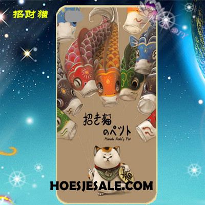 Huawei P8 Hoesje Purper Hoes Omlijsting Patroon Metaal Kopen