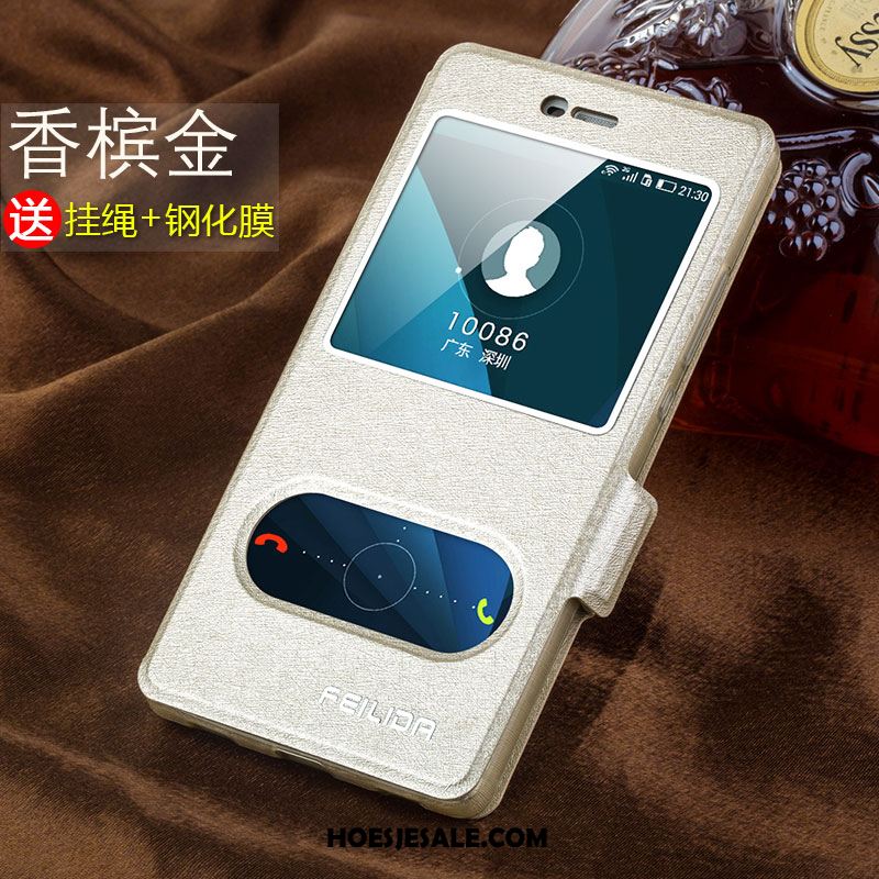 Huawei P8 Hoesje Siliconen Clamshell Blauw Mobiele Telefoon Hoge Korting