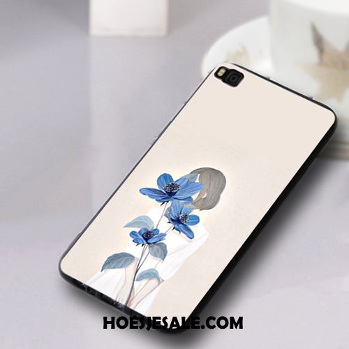 Huawei P8 Hoesje Zacht Siliconen All Inclusive Schrobben Blauw Sale