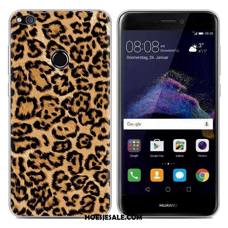 Huawei P8 Lite 2017 Hoesje Blauw Siliconen Spotprent Trend Mobiele Telefoon Kopen
