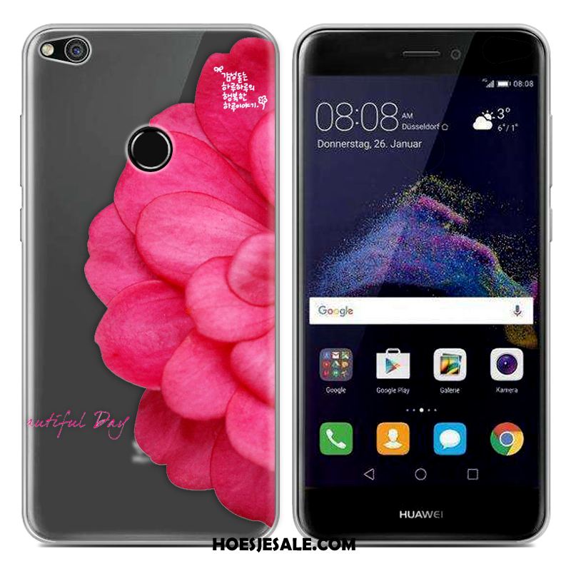 Huawei P8 Lite 2017 Hoesje Blauw Siliconen Spotprent Trend Mobiele Telefoon Kopen