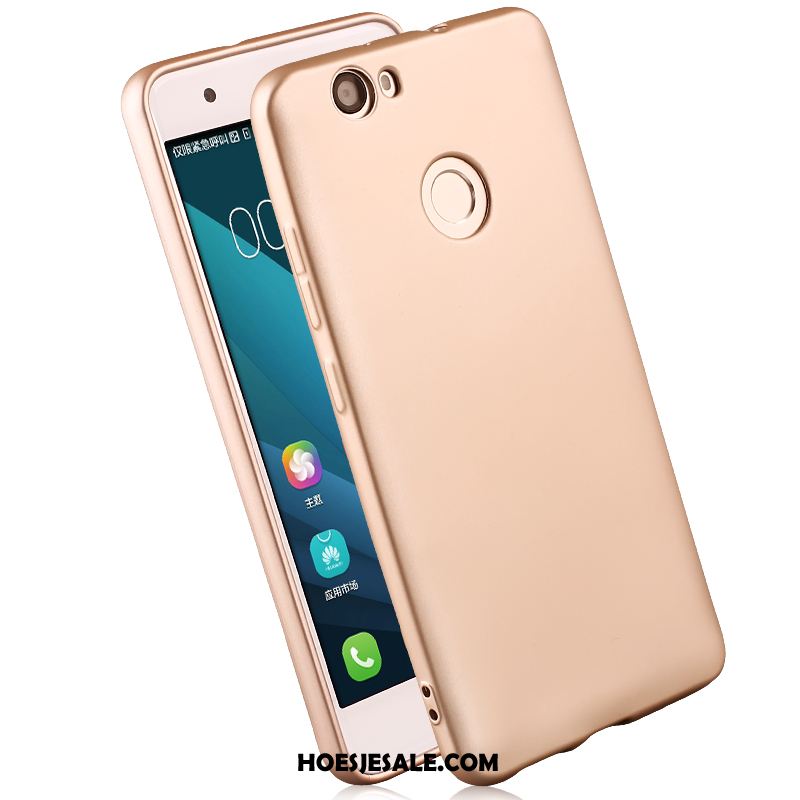 Huawei P8 Lite 2017 Hoesje Hoes Hanger Bescherming Goud Anti-fall Online