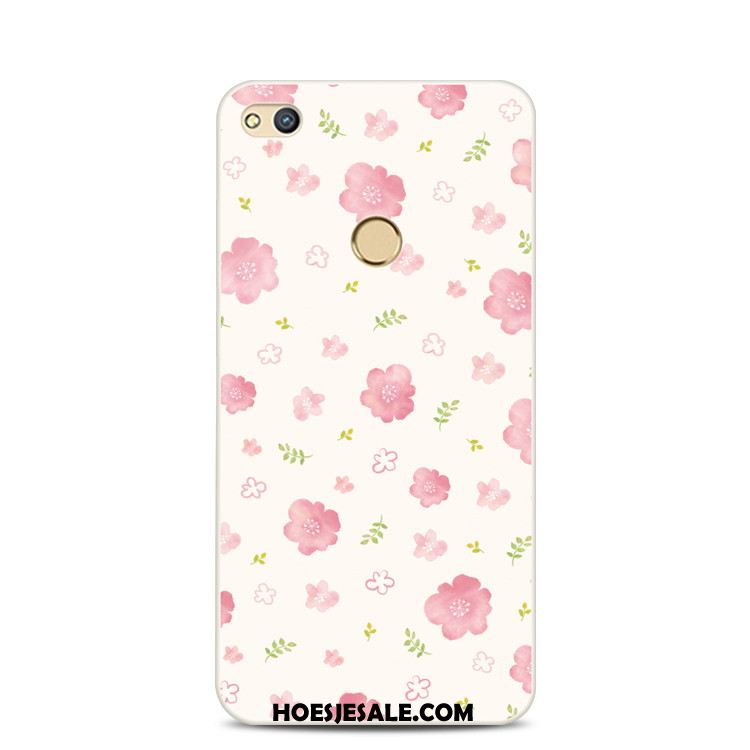 Huawei P8 Lite 2017 Hoesje Kant Zacht Roze Ondersteuning Mobiele Telefoon Online
