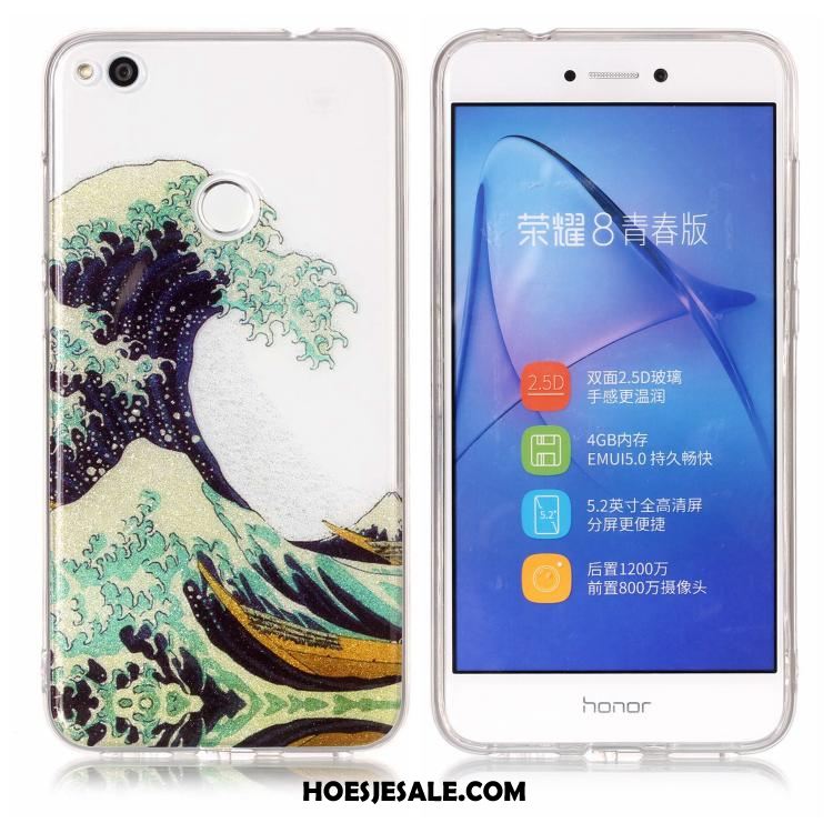 Huawei P8 Lite 2017 Hoesje Wit Mobiele Telefoon Zacht Spotprent Roze Kopen