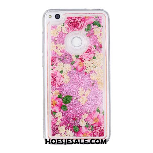 Huawei P8 Lite 2017 Hoesje Zacht Mobiele Telefoon Roze Jeugd Hanger Goedkoop