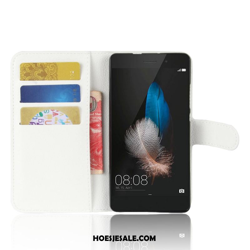 Huawei P8 Lite Hoesje Kaart Portemonnee Mobiele Telefoon Anti-fall Leren Etui Korting