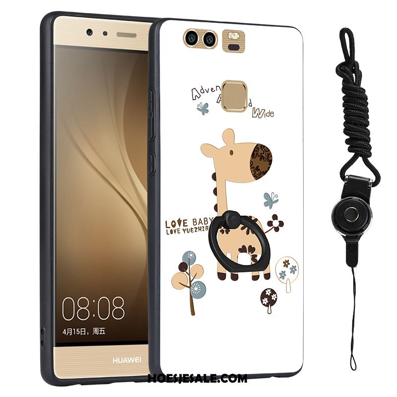 Huawei P9 Hoesje Blauw Anti-fall Hard Bescherming Reliëf Sale