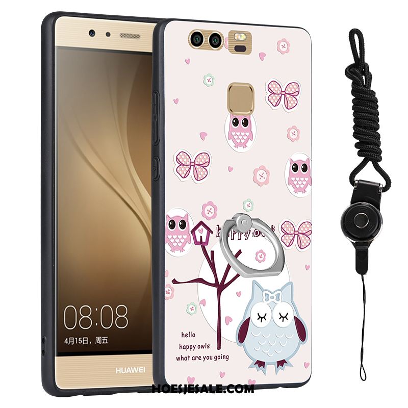 Huawei P9 Hoesje Blauw Anti-fall Hard Bescherming Reliëf Sale