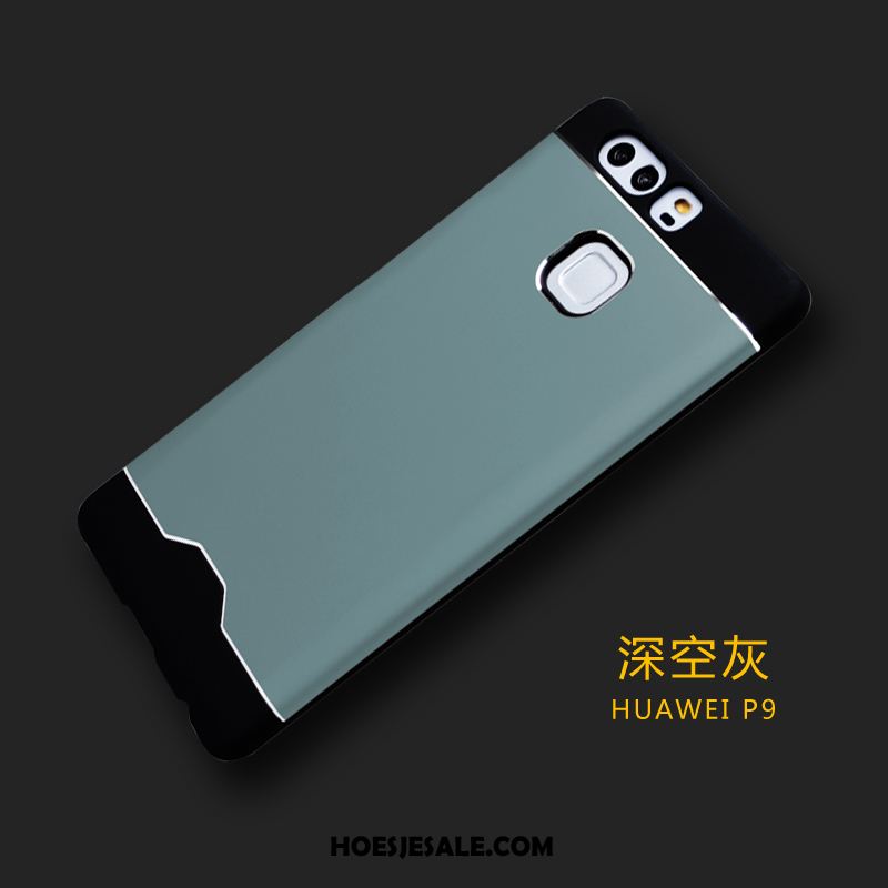 Huawei P9 Hoesje Diepe Kleur Grijs Bescherming Achterklep Mobiele Telefoon Sale