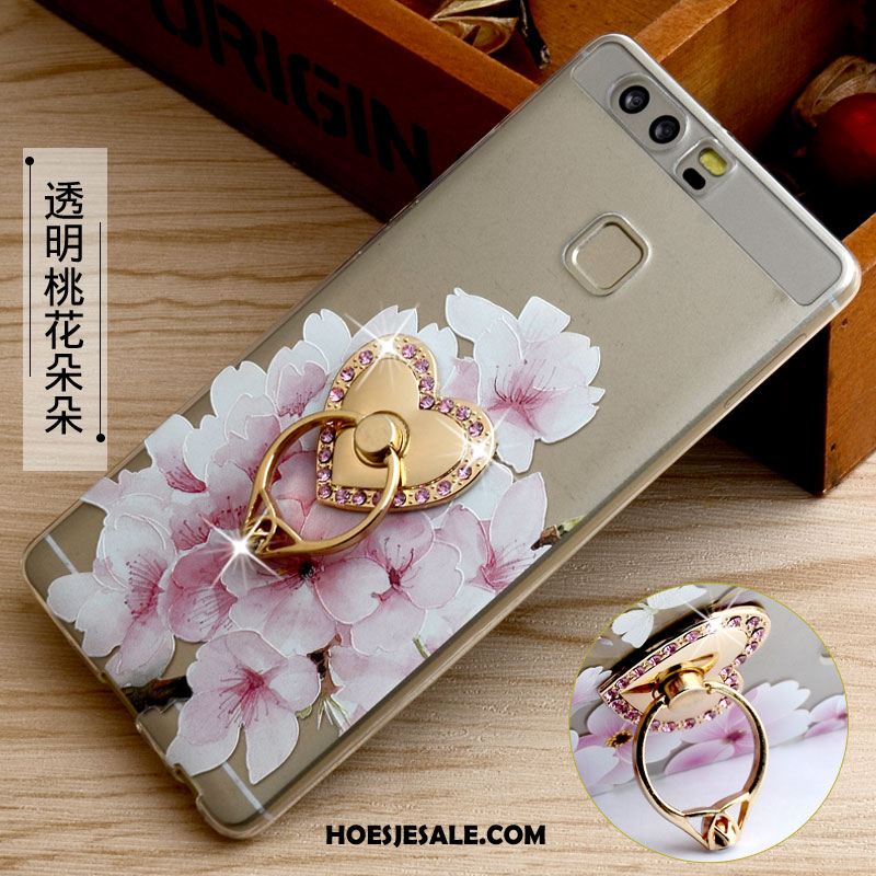 Huawei P9 Hoesje Ring Mobiele Telefoon Anti-fall Klittenband Bescherming Kopen
