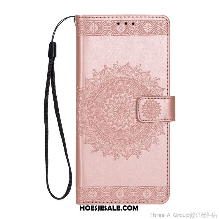 Huawei P9 Hoesje Rood Anti-fall Portemonnee Folio Bescherming Winkel