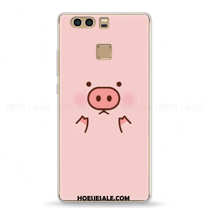 Huawei P9 Hoesje Roze Spotprent Persoonlijk Scheppend Reliëf Kopen