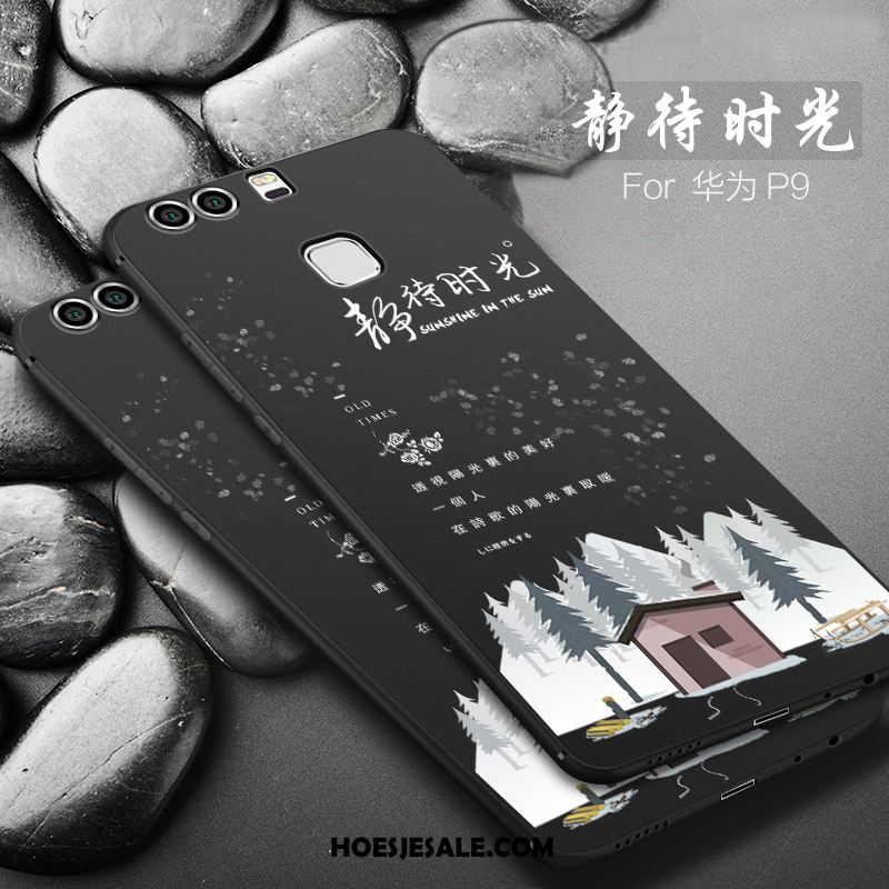 Huawei P9 Hoesje Scheppend Mobiele Telefoon Persoonlijk Zwart Zacht Aanbiedingen