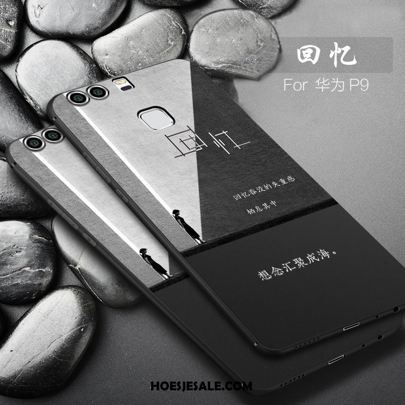 Huawei P9 Hoesje Scheppend Mobiele Telefoon Persoonlijk Zwart Zacht Aanbiedingen