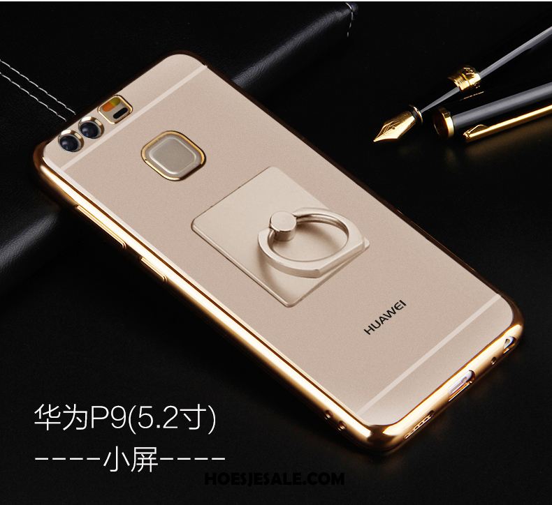 Huawei P9 Hoesje Siliconen Scheppend Zacht All Inclusive Goud Korting