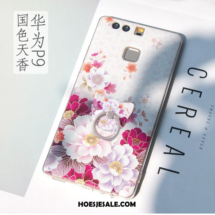 Huawei P9 Hoesje Zacht All Inclusive Chinese Stijl Blauw Mobiele Telefoon Sale