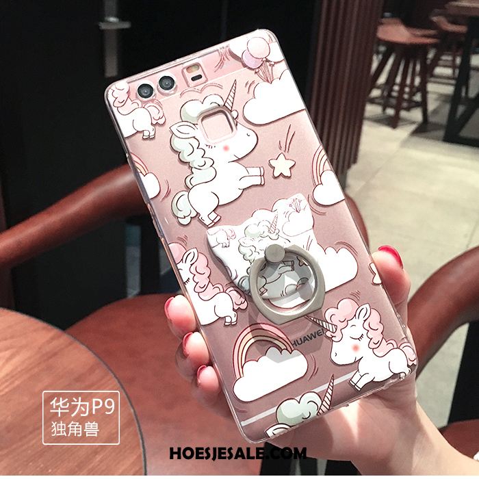 Huawei P9 Hoesje Zacht All Inclusive Chinese Stijl Blauw Mobiele Telefoon Sale