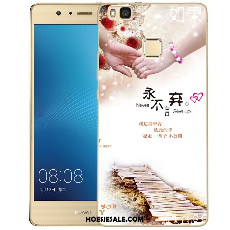Huawei P9 Lite Hoesje Geschilderd Hoes Bescherming Groen Jeugd Goedkoop