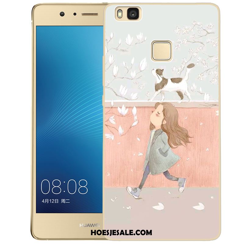 Huawei P9 Lite Hoesje Geschilderd Hoes Bescherming Groen Jeugd Goedkoop