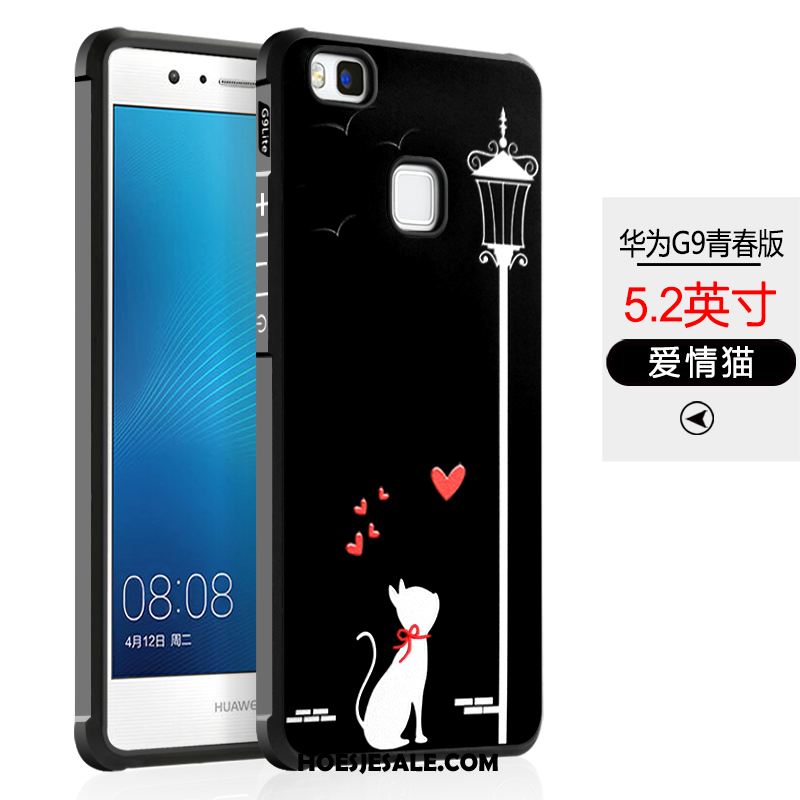 Huawei P9 Lite Hoesje Geschilderd Mobiele Telefoon Hoes Reliëf Jeugd Online