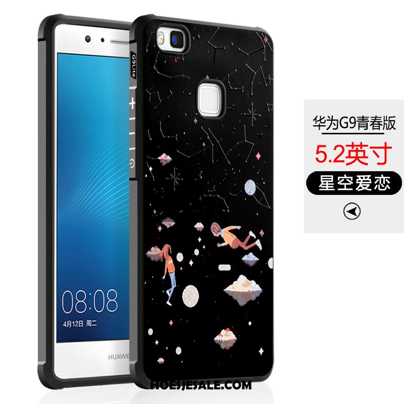 Huawei P9 Lite Hoesje Geschilderd Mobiele Telefoon Hoes Reliëf Jeugd Online