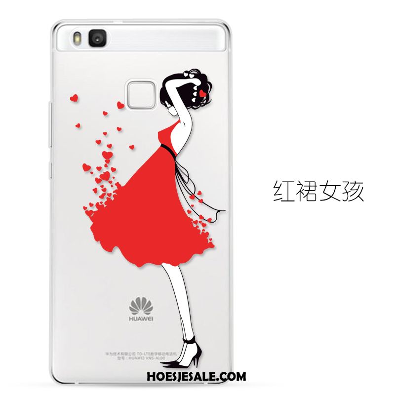 Huawei P9 Lite Hoesje Mobiele Telefoon Hoes Anti-fall Bescherming Roze Kopen
