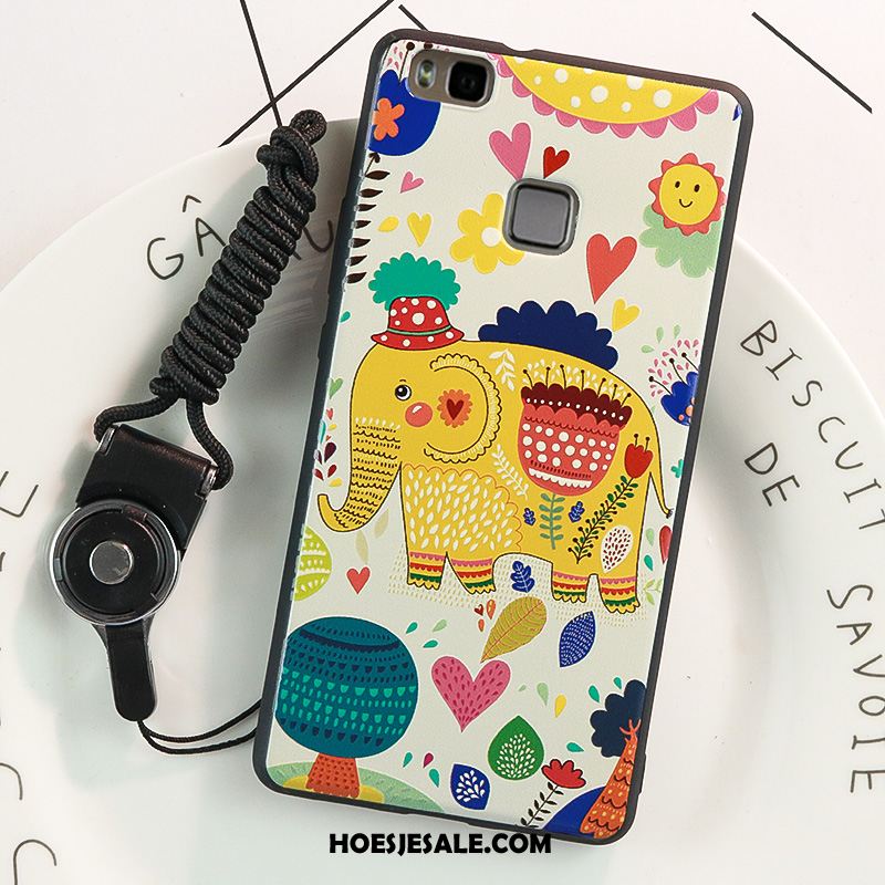 Huawei P9 Lite Hoesje Reliëf Kleur Mobiele Telefoon Siliconen Hanger Online