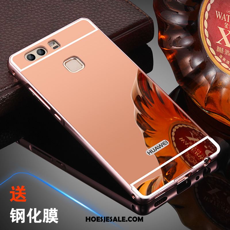 Huawei P9 Plus Hoesje Achterklep Mobiele Telefoon Metaal Bescherming Hoes