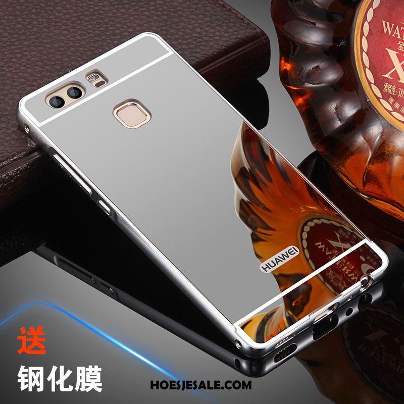 Huawei P9 Plus Hoesje Achterklep Mobiele Telefoon Metaal Bescherming Hoes