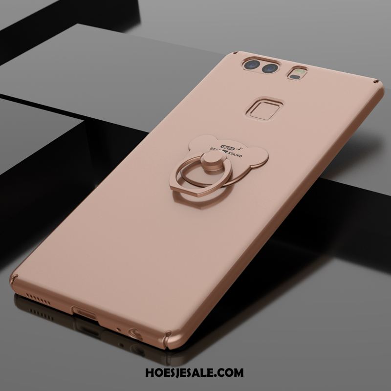 Huawei P9 Plus Hoesje Anti-fall Ring Zilver Hoes Hard Kopen