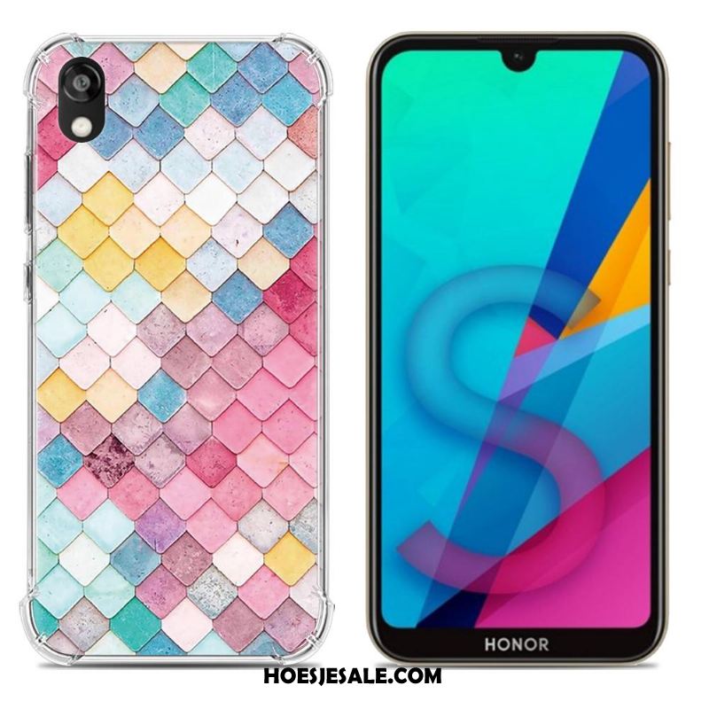 Huawei Y5 2019 Hoesje Anti-fall Groen Trend Zacht Hoes Online