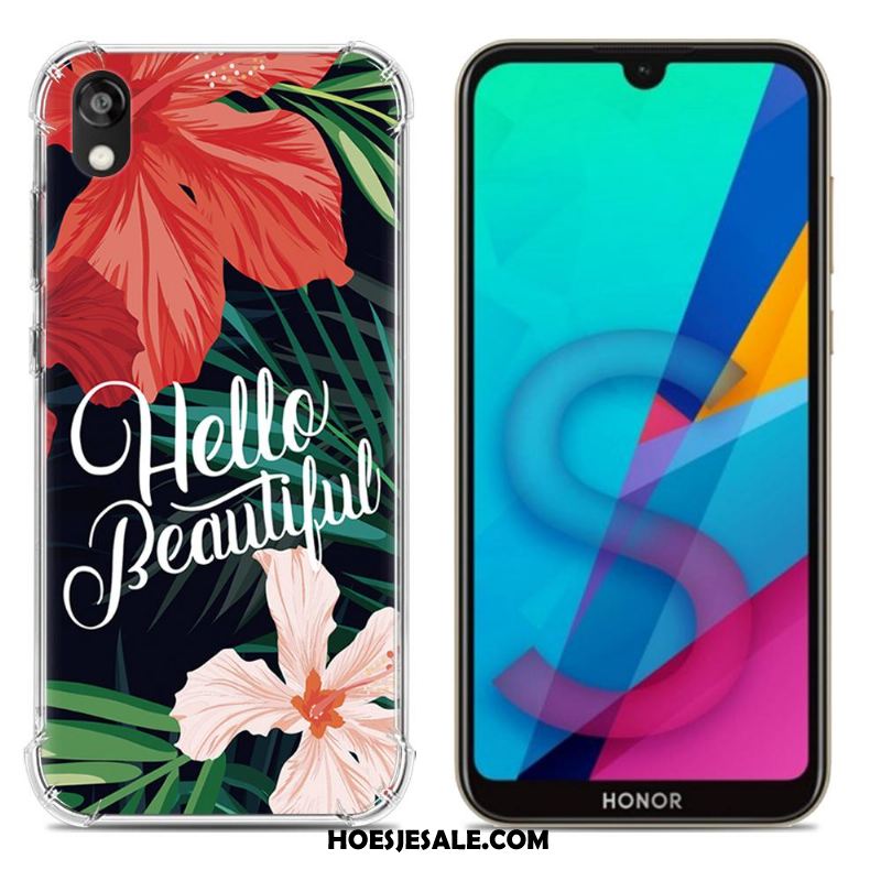 Huawei Y5 2019 Hoesje Anti-fall Groen Trend Zacht Hoes Online