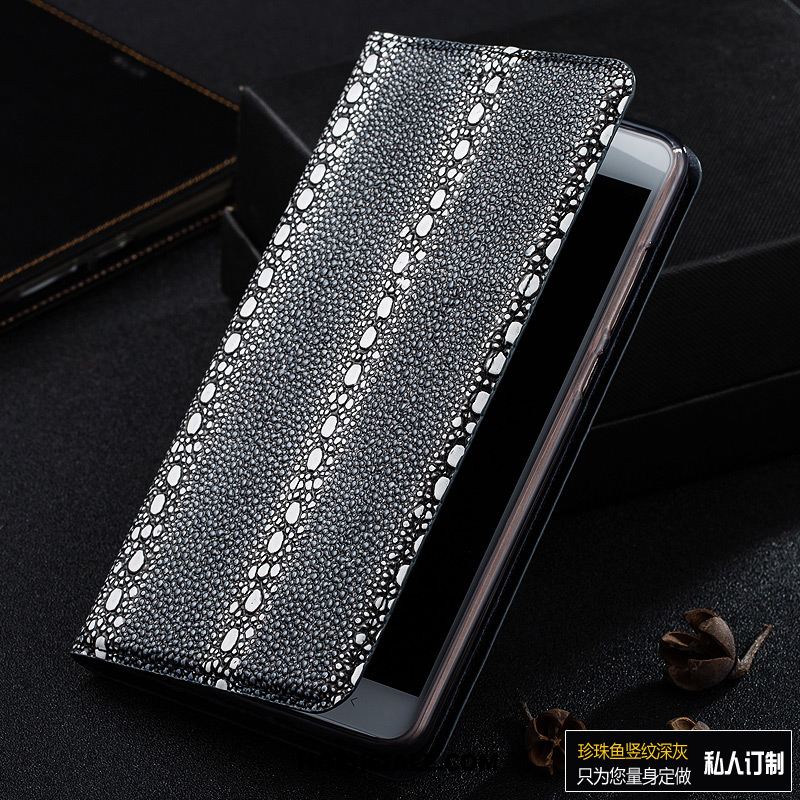 Huawei Y5 2019 Hoesje Echt Leer Anti-fall Hoes Folio Bescherming Korting