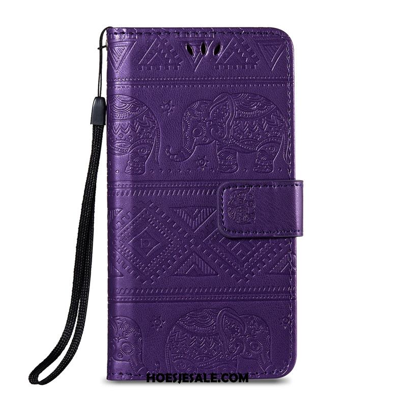 Huawei Y5 2019 Hoesje Hoes Anti-fall Leren Etui Bescherming Folio Sale