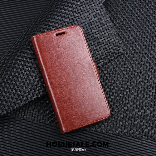 Huawei Y5 2019 Hoesje Leren Etui Eenvoudige Mobiele Telefoon Trend Bedrijf Winkel