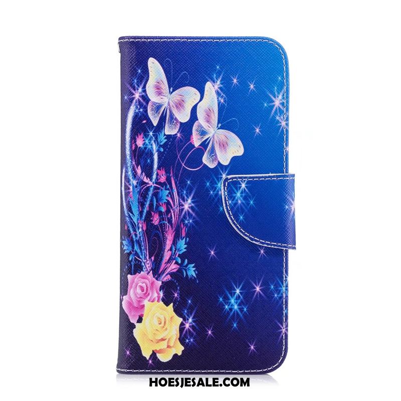 Huawei Y5 2019 Hoesje Mobiele Telefoon Folio Hoes Leren Etui Wit Online