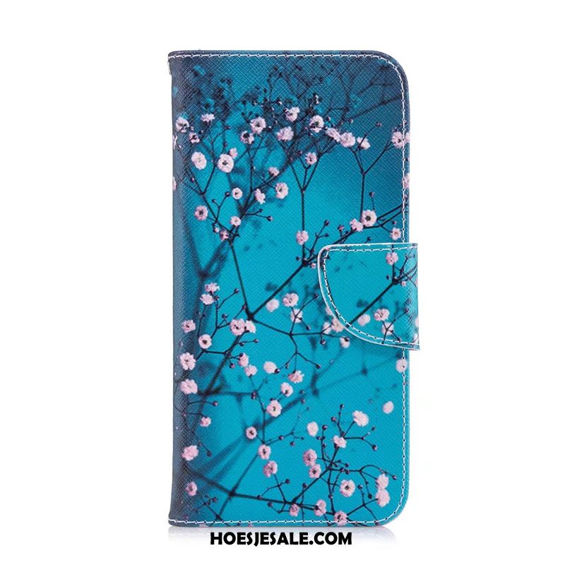 Huawei Y5 2019 Hoesje Mobiele Telefoon Folio Hoes Leren Etui Wit Online