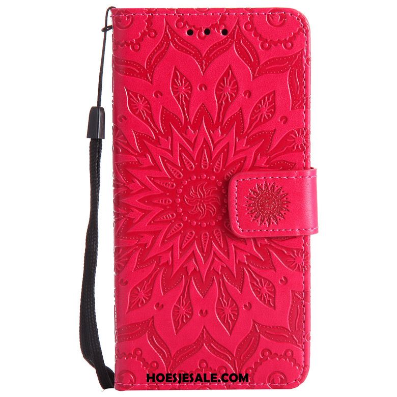 Huawei Y6 2018 Hoesje Bescherming Anti-fall Clamshell Siliconen Rose Goud Goedkoop