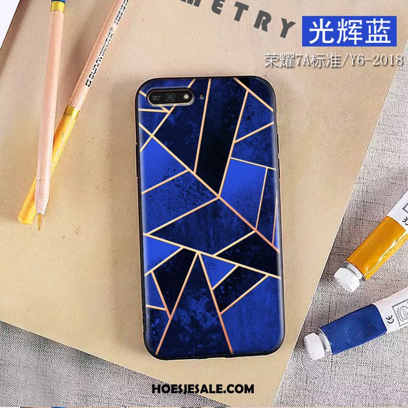 Huawei Y6 2018 Hoesje Bescherming Groen Hoes Anti-fall Mobiele Telefoon Goedkoop